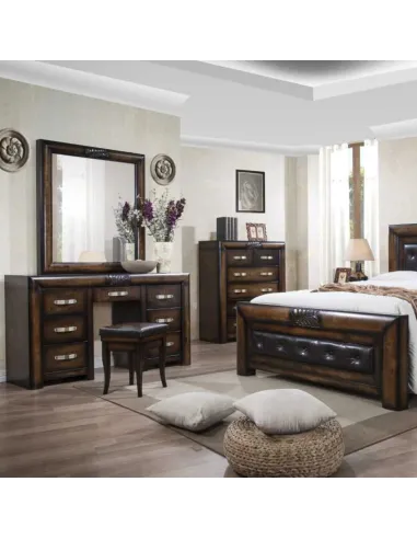 Paris Chest of Drawers - Dark Wood