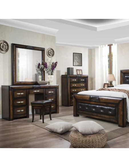 Paris Chest of Drawers - Dark Wood