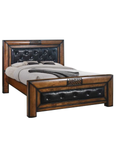 Paris 5ft Bedframe - Dark Wood 2