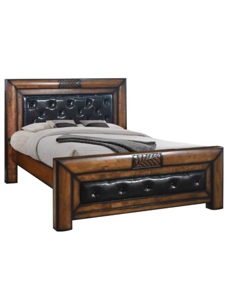 Paris 5ft Bedframe - Dark Wood