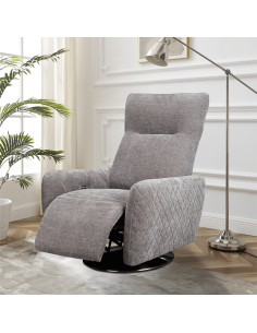 Monti Electric Armchair - Grey Farbic