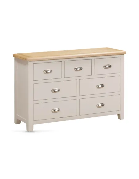 Windermere 3 Over 4 Chest - Oyster Grey