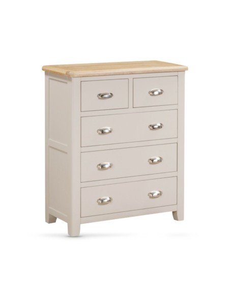 Windermere 2+3 Drawer Chest - Oyster Grey