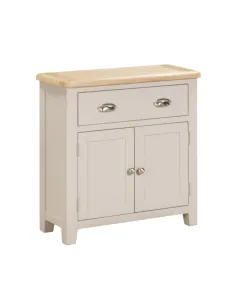 Windermere 1 Drawer 2 Door Compact Sideboard - Oyster Grey