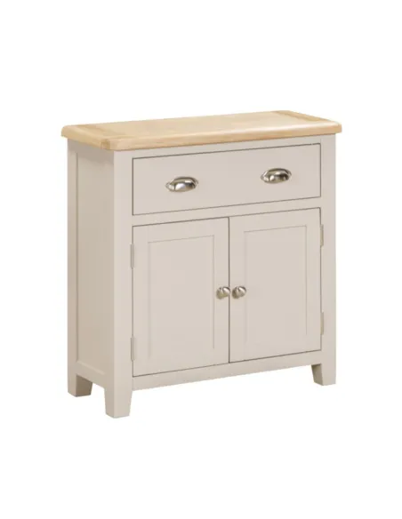 Windermere 1 Drawer 2 Door Compact Sideboard - Oyster Grey