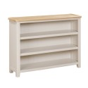 Windermere Wide Low Bookcase - Oyster Grey