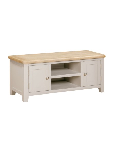 Windermere Large TV Unit - Oyster Grey
