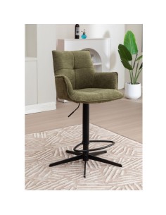 Jacob Barstool - Green Fabric 2