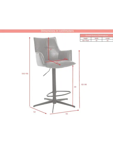 Jacob Barstool - Green Fabric