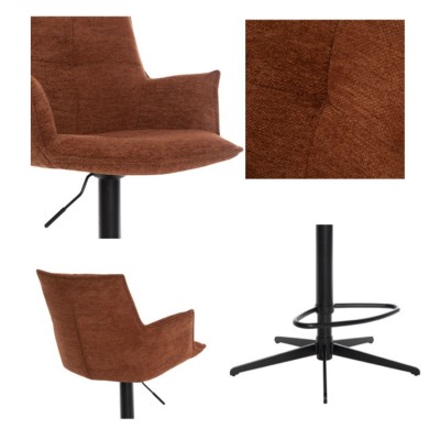 Jacob Barstool - Tan Fabric
