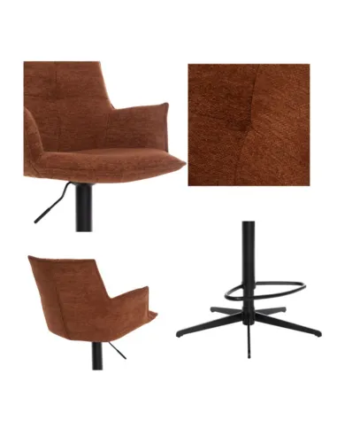 Jacob Barstool - Tan Fabric