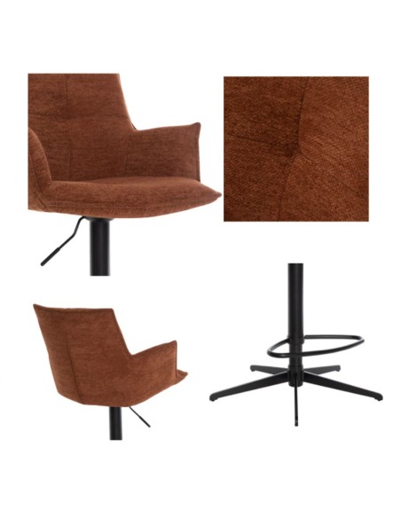 Jacob Barstool - Tan Fabric