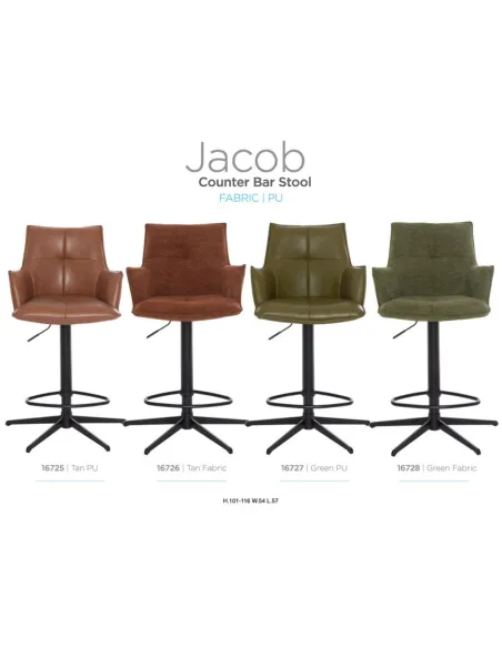 Jacob Barstool - Tan PU