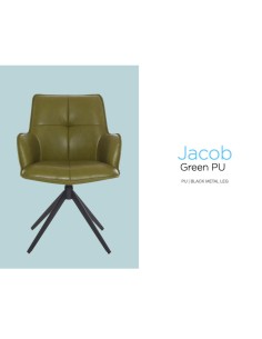 Jacob Dining Chair - Green PU 2