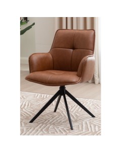 Jacob Dining Chair - Tan PU