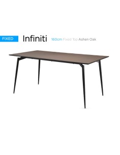Infiniti 160cm Dining Table - Dune Oak 2