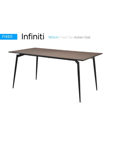 Infiniti 160cm Dining Table - Dune Oak