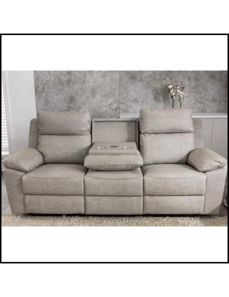 Huntington 3+2 Sofa Set - Silver Grey