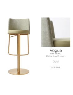 Vogue Barstool - Gold Pistachio Fusion 2
