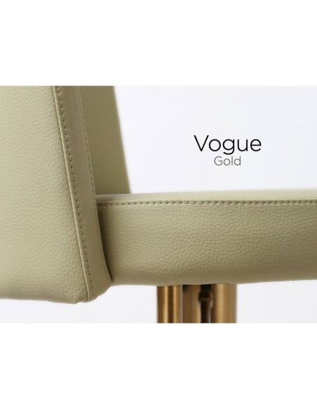Vogue Barstool - Gold Pistachio PU