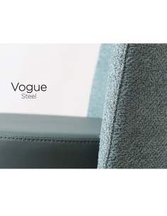 Vogue Barstool - Stainless Steel/Teal Fusion 2