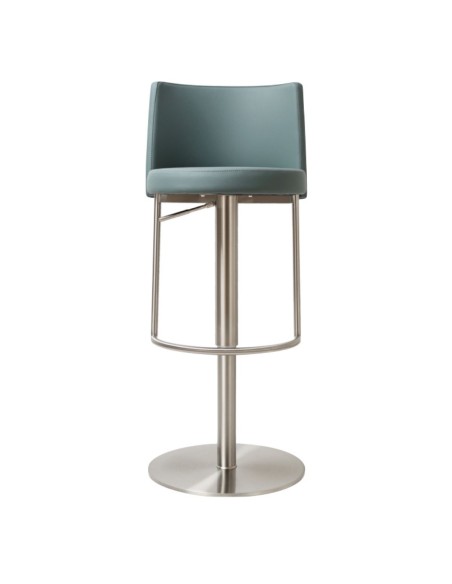 Vogue Barstool - Stainless Steel/Teal PU