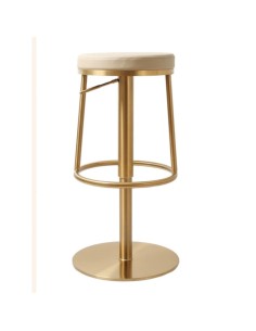 Vibe Barstool - Gold/Barley PU