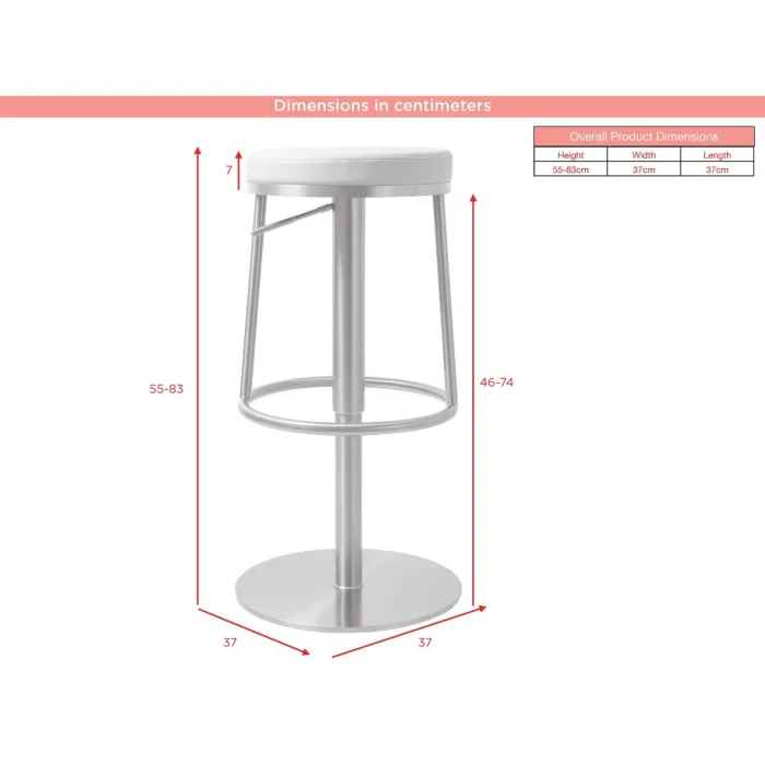 Vibe Barstool - Gold Barley PU