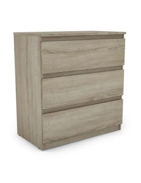 Bergen 3 Drawer Chest - Sonoma Oak