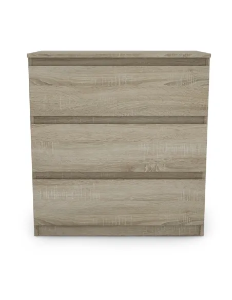 Bergen 3 Drawer Chest - Sonoma Oak