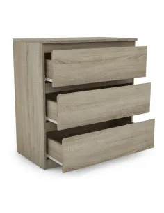 Bergen 3 Drawer Chest - Sonoma Oak 2