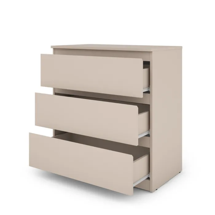 Bergen 3 Drawer Chest - Cashmere