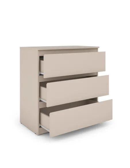 Bergen 3 Drawer Chest - Cashmere