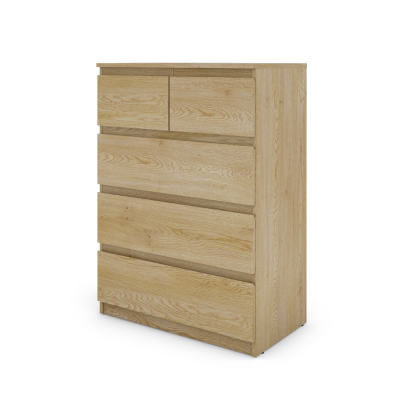 Bergen 3+2 Drawer Chest - Sonoma Oak
