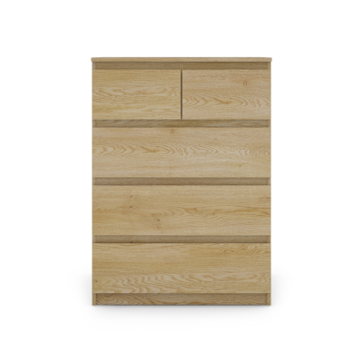 Bergen 3+2 Drawer Chest - Sonoma Oak
