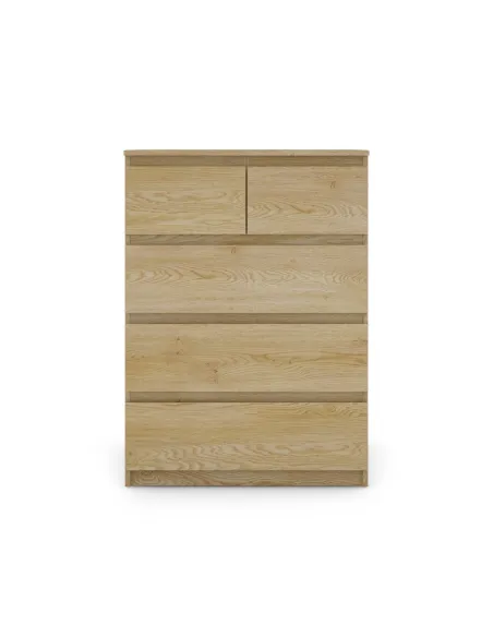 Bergen 3+2 Drawer Chest - Sonoma Oak