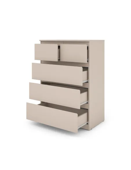 Bergen 3+2 Drawer Chest - Cashmere
