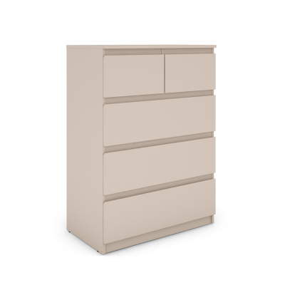 Bergen 3+2 Drawer Chest - Cashmere