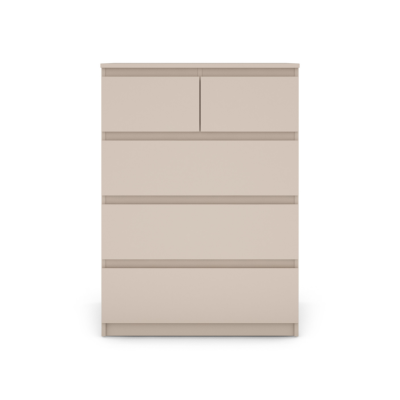 Bergen 3+2 Drawer Chest - Cashmere