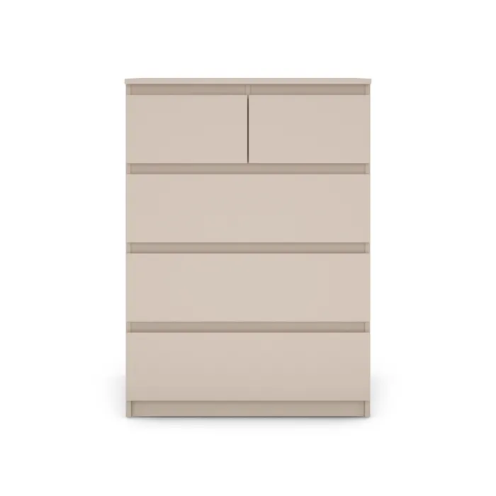 Bergen 3+2 Drawer Chest - Cashmere