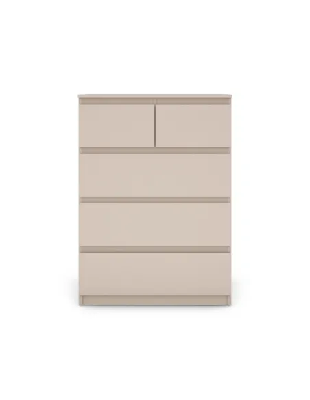 Bergen 3+2 Drawer Chest - Cashmere