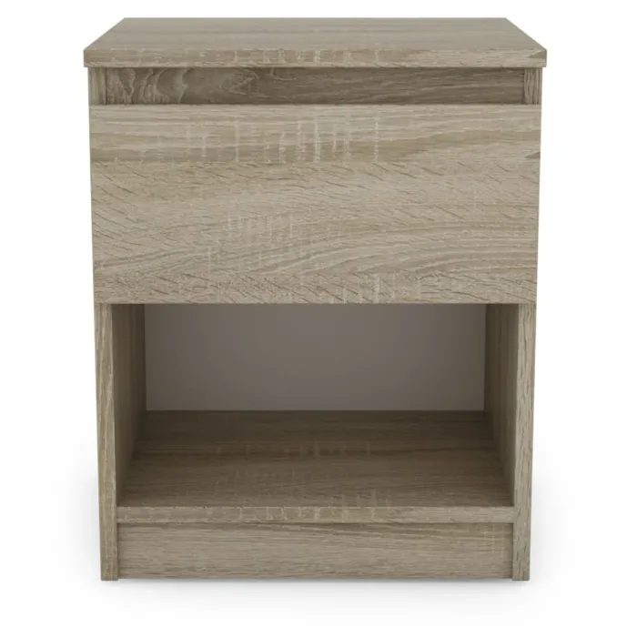 Bergen 1 Drawer Bedside Locker - Sonoma Oak