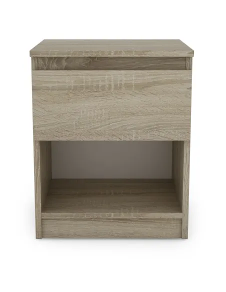 Bergen 1 Drawer Bedside Locker - Sonoma Oak
