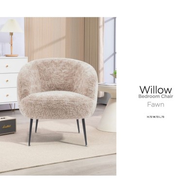 Willow Bedroom Chair - Fawn