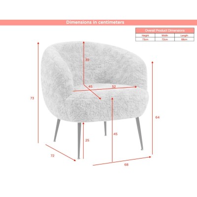 Willow Bedroom Chair - Fawn