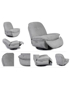 Torino Electric TV Armchair - Dark Grey 2