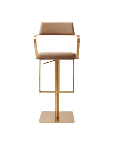 Tempo Barstool - Gold Mocha PU