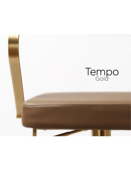 Tempo Barstool - Gold Mocha PU