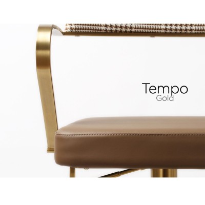 Tempo Barstool - Gold Mocha Fusion