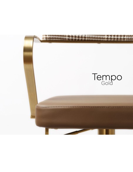 Tempo Barstool - Gold Mocha Fusion